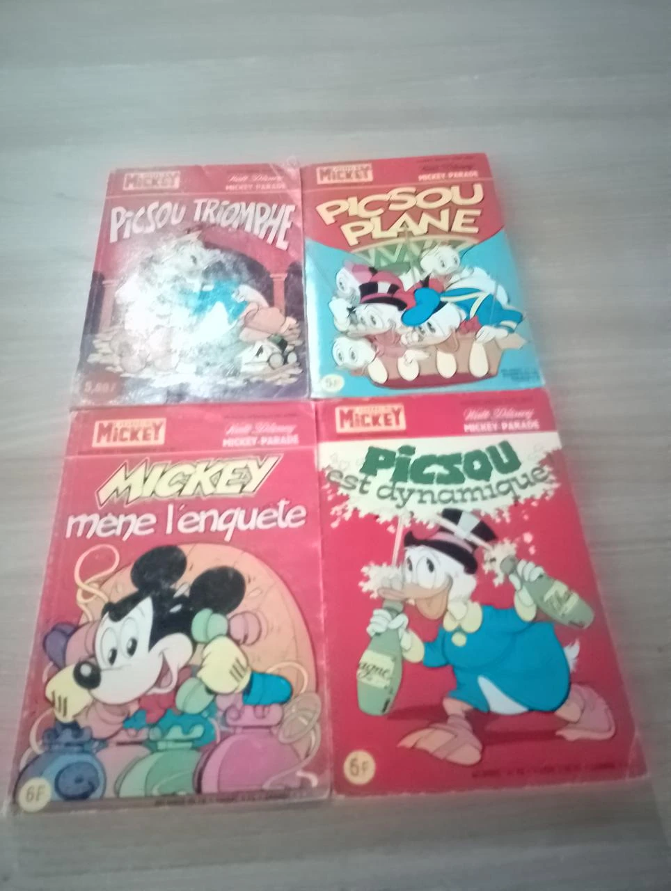 Mickey parade bis lot de 4 (offre pour le week-end) n°1433, 1275, 1383, 1372